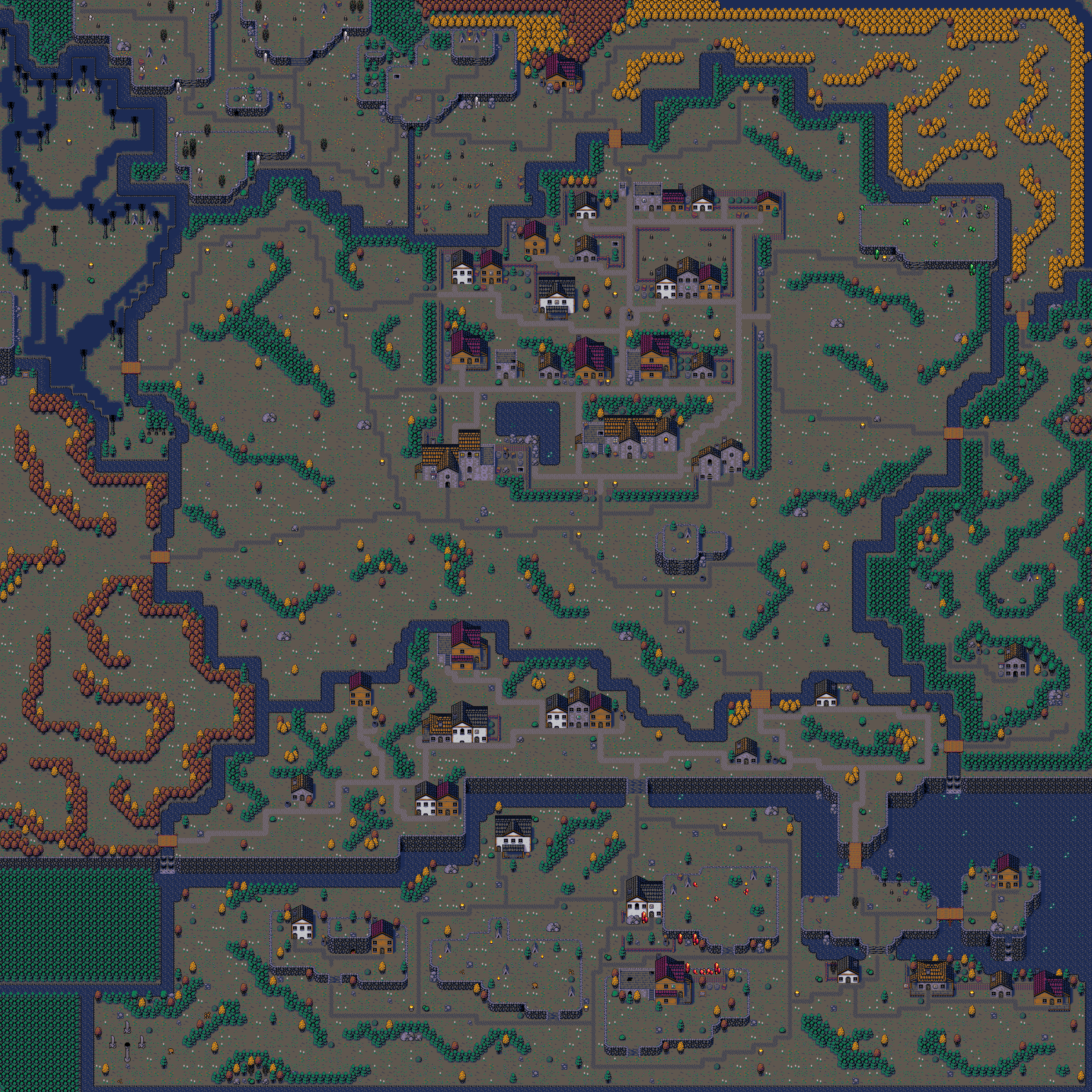 Aerial map of Wen